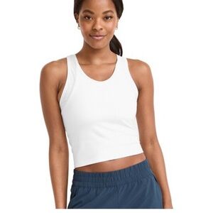 Jockey EVERACTIVE Mesh Lined Crop Tank With Built-In Bra